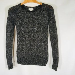 M. Patmos Swetaer metallic open weave Womens M
